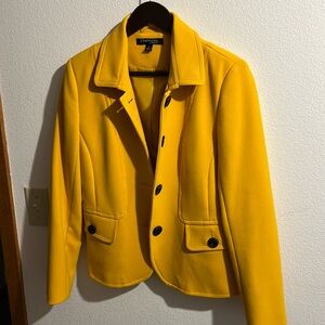 Classic Stylish Perky yellow ladies jacket